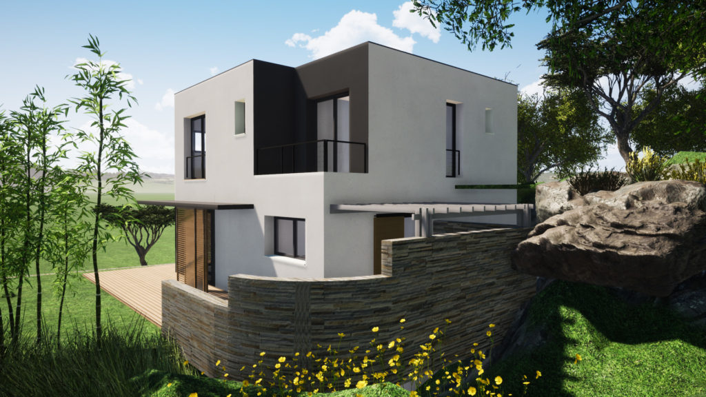 Construction villa contemporaine pour particulier, service particuliers