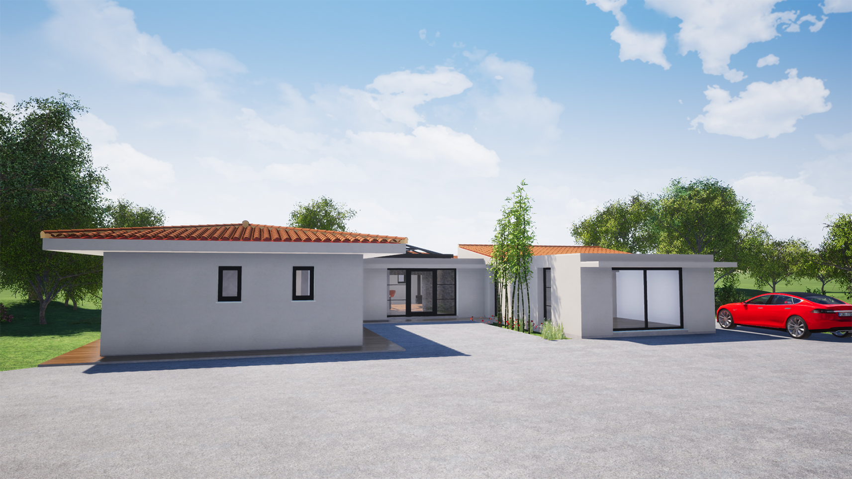 Villa Neuve contemporaine