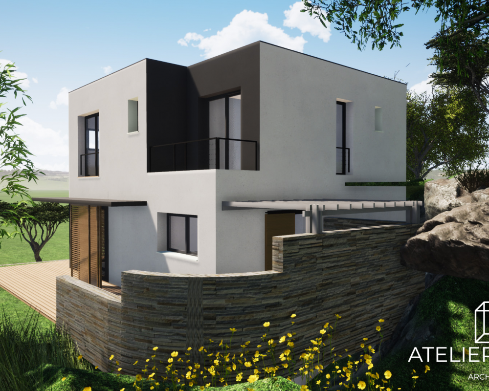 Image atelier Battut architecte logo. Atelier d'architecture à Belcodène, exerçant dans les Bouches-du-Rhône et ses environs (Fuveau, Gréasque, Gardanne, Peypin, Rousset...)