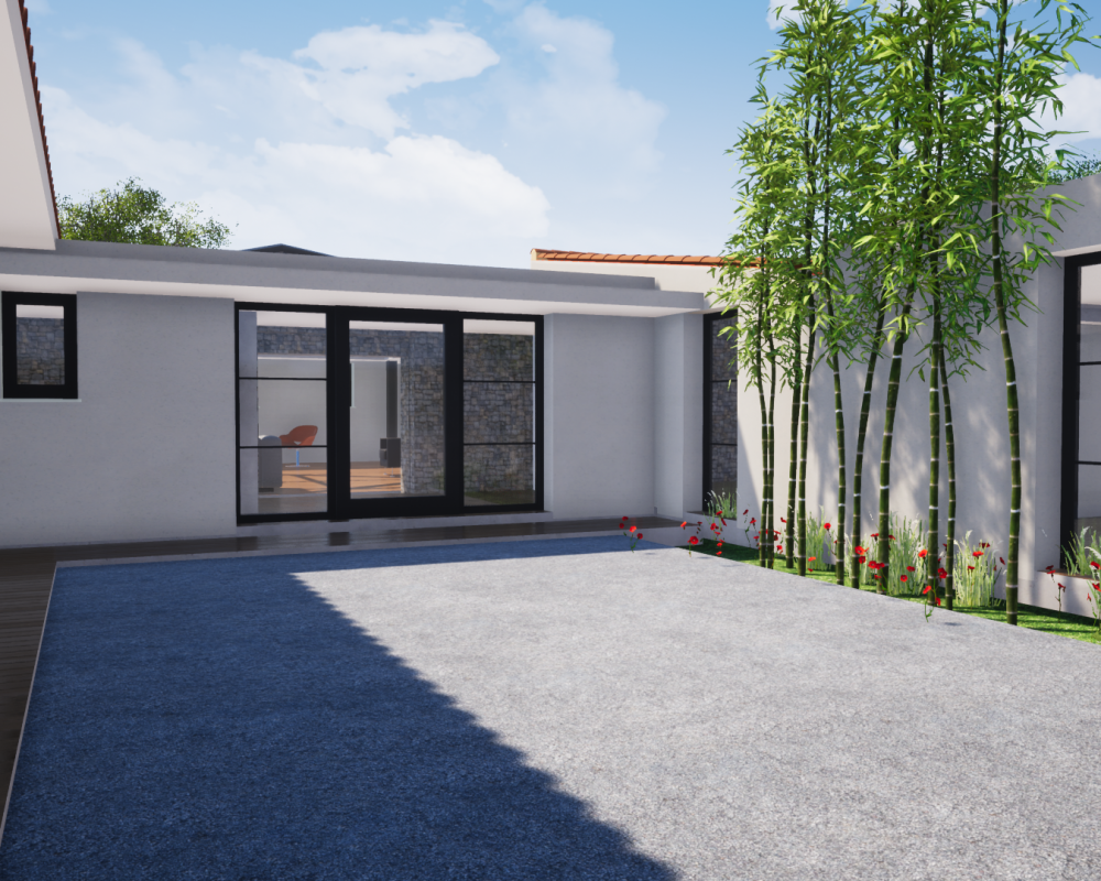 Villa Neuve contemporaine