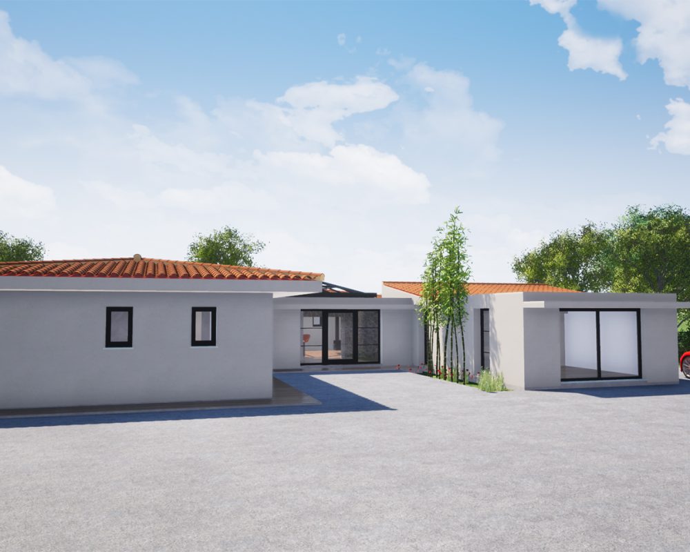 Villa Neuve contemporaine