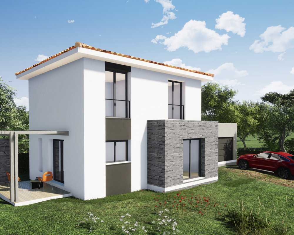Villa Neuve contemporaine, service pour particuliers